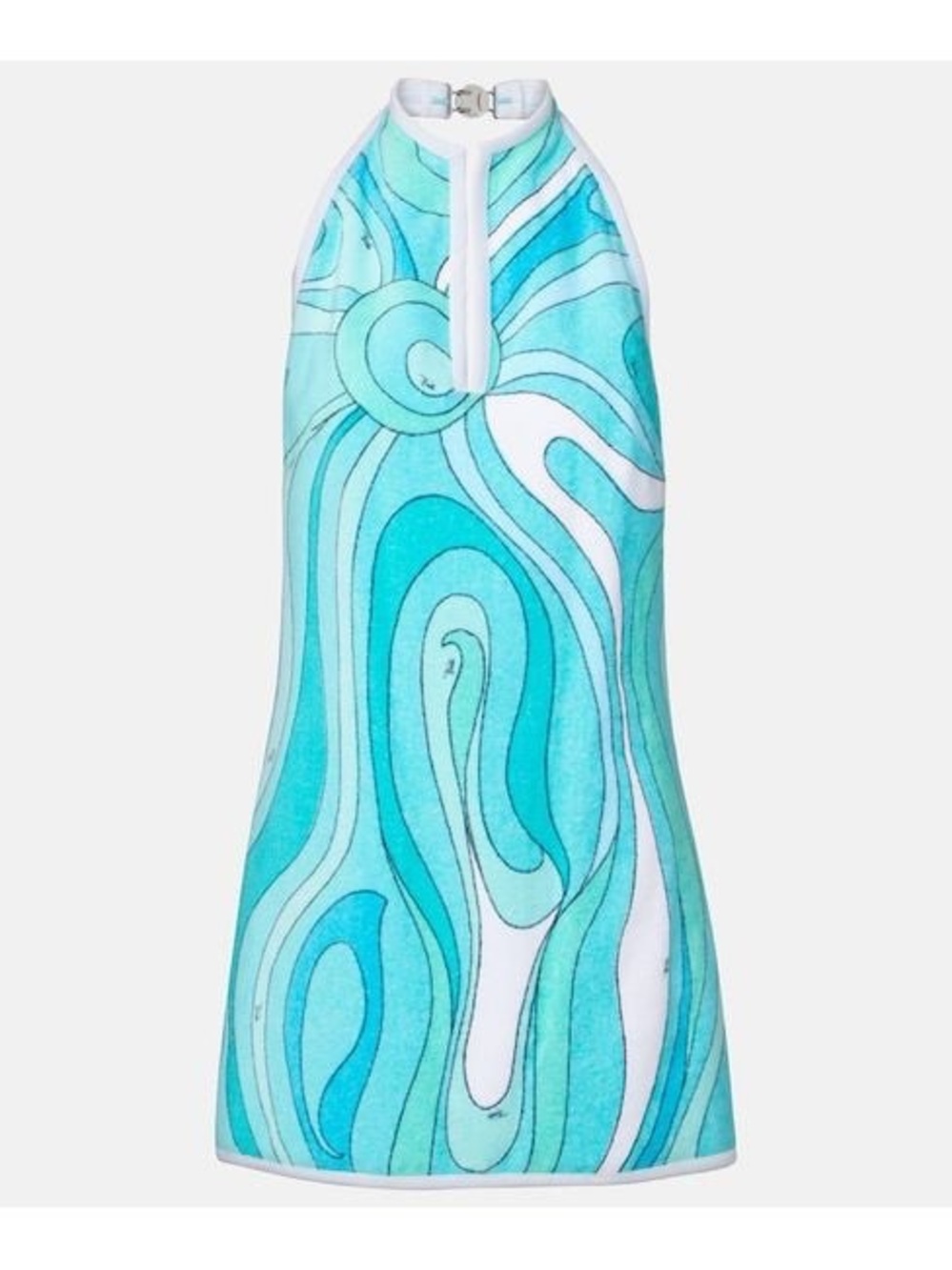 Emilio Pucci CottonTerry halter neck midi dress - Picture 7 of 8